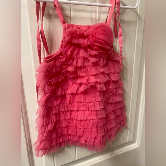 Mud Pie I boutique style dress bundle for baby I chiffon ruffle dress I - Picture 3 of 6